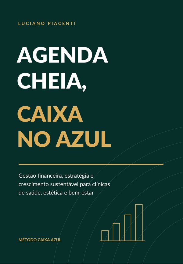 Capa do livro Agenda Cheia, Caixa no Azul, de Luciano Piacenti